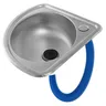 Évier cuisine acier inoxydable monobac rond encastrable… – vue 6
