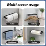 Porte rouleau papier toilette mural aluminium durable… – vue 2