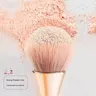 Pinceau de maquillage en éventail doré Rose – vue 3