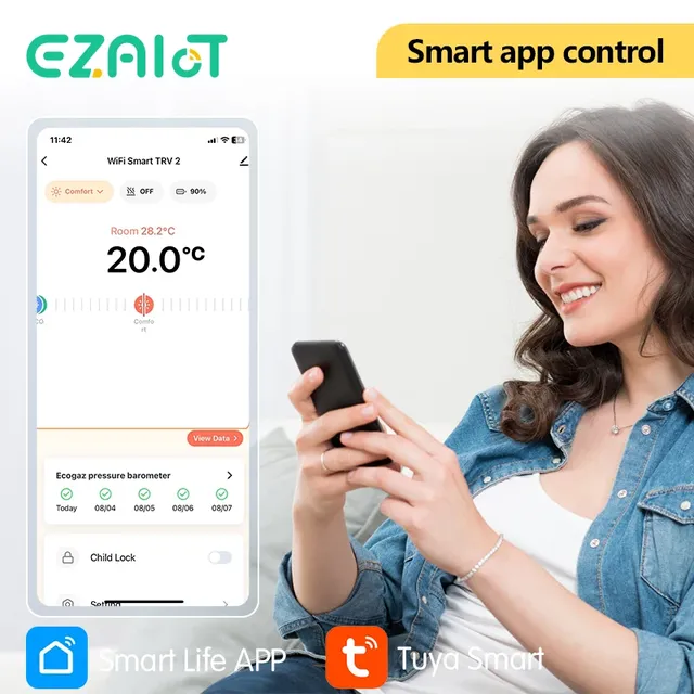 Thermostat intelligent TRV – vue 2