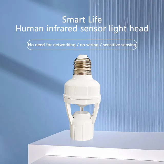 Support d'ampoule avec capteur de mouvement intelligent… – vue 2