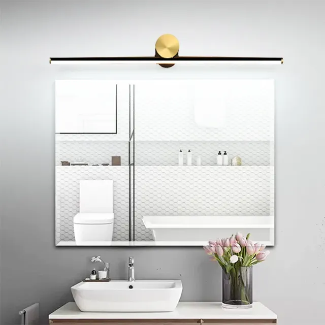 Moderne LED miroir lumière noir blanc décoration… – vue 2