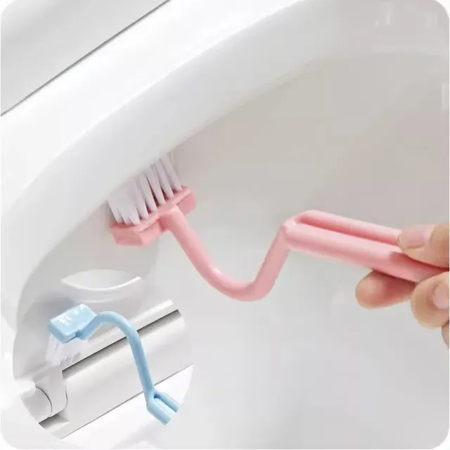 Brosse de toilette Portable en forme de S – vue 2