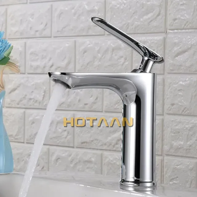 Mélangeur de lavabo robinet d'eau froide et chaude… – vue 4