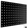 Panneau métal perforé noir laqué mural robuste anti… – vue 1