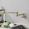 Robinet mural cuisine articulé double bras pivotant bec… – vue 5