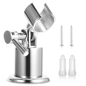 Support de douche moderne et élégant à 180 degrés, support de pomme de douche réglable, montage mural en alliage de Zinc sécurisé, douche de salle de bains Support de douche moderne et élégant à 180 degrés, support de pomme de douche réglable, montage mural en alliage de Zinc sécurisé, douche de salle de bains