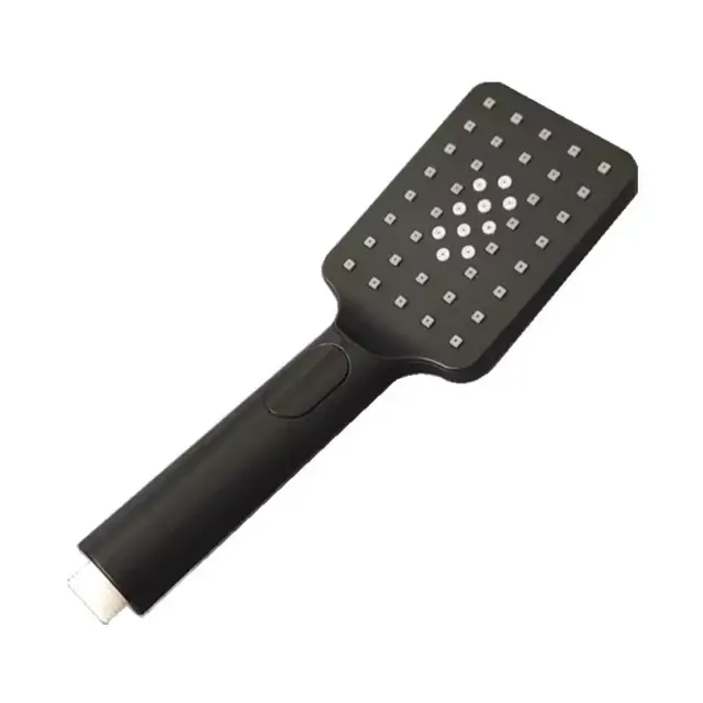 Pommeau de douche à main économie d'eau noir salle de… – vue 6