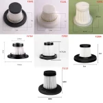 cartouche remplacement aspirateur voiture portable sans fil compatible modèles F1601 F1101 F1801 F1702 F1902 F1904 F1113 blanc noir compact léger