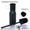 Brosse de toilette moderne en acier inoxydable – vue 3