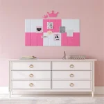 Panneau mural en feutre à grille 30x30cm, panneau insonorisé pour mur de fond décoratif, panneau d&rsquo;affichage en Fiber de Polyester