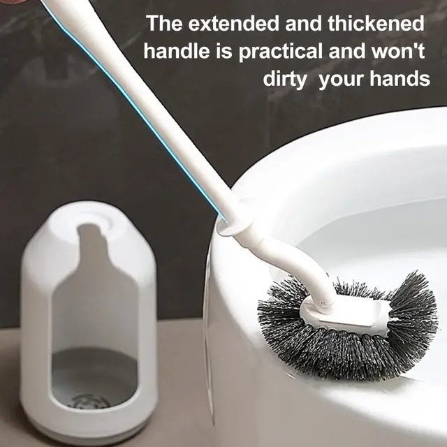Ensemble de brosses de toilette avec poignée ergonomique