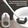 Ensemble de brosses de toilette avec poignée…