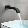Robinet de lavabo à Induction infrarouge mural noir.… – vue 4