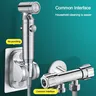 Pulvérisateur bidet portatif chromé noir argenté ABS… – vue 4