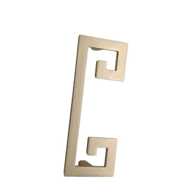 Poignée meuble armoire tiroir commode laiton doré mat… – vue 6