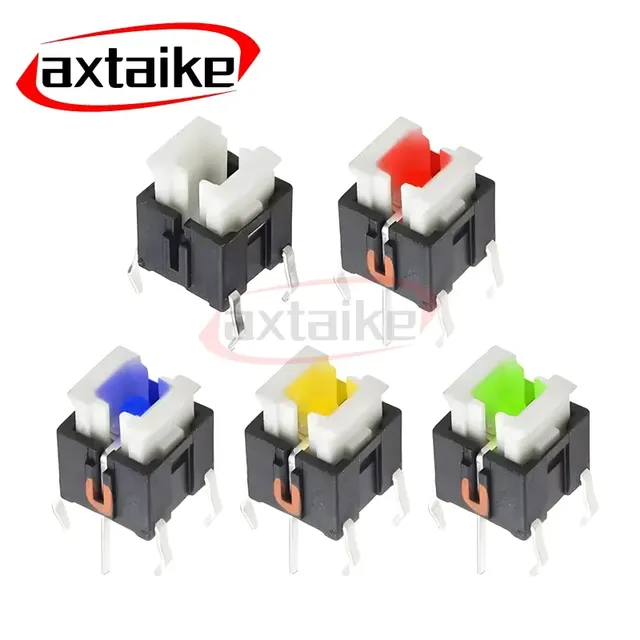 10 pièces 6*6*7mm interrupteur tactile 6*6mm… – vue 2