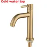 SUS304 robinet froid unique robinet de lavabo en or… – vue 6