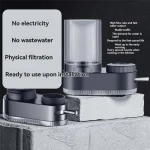 ABKW-purificateur d&rsquo;eau d&rsquo;évier purificateur d&rsquo;eau de robinet de cuisine domestique potable directe sans filtre pré-installé