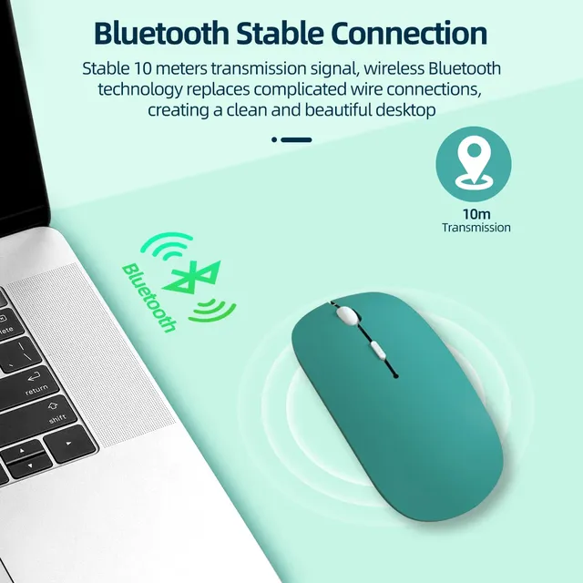 Souris sans fil Bluetooth pour iPad Samsung Huawei… – vue 4