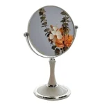Miroir de maquillage Double face rotatif à 360 degrés, loupe 3x, miroir de vanité de luxe, décoration Simple pour la maison