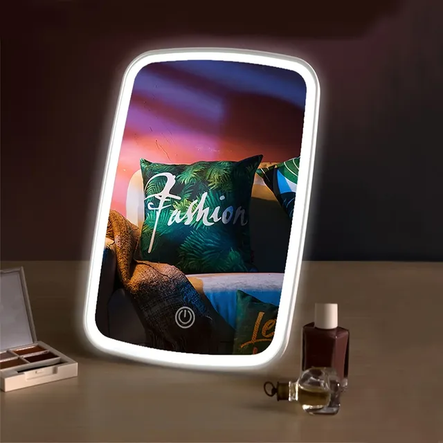 Miroir de maquillage LED avec capteur tactile – vue 5