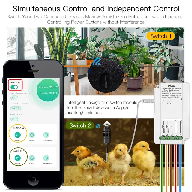 Module de commutation intelligent de température et… – vue 3