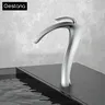 Robinet de lavabo de salle de bains en laiton chromé de… – vue 3