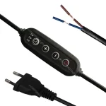 Contrôleur LED intelligent EU 110V-220V, avec minuterie, variateur 3 étapes et changement de couleur automatique pour les lumières de croissance