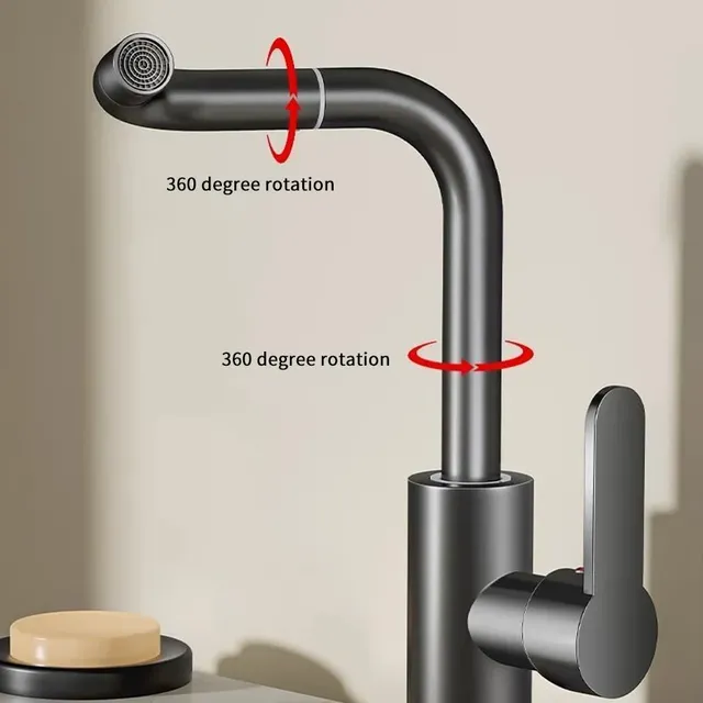 Robinet exquis mélange chaud et froid 360 ° Robinet de… – vue 3
