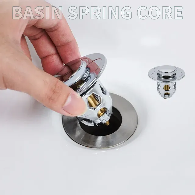 Bouchon pour canalisation d'évier de salle de bains