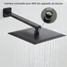 Pommeau de douche cascade de luxe en acier inoxydable – vue 2
