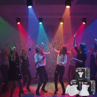 Ampoule LED GU10 RGB à intensité variable