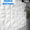 3D White Decor Interior Wall Panels Foam Wallpaper… – vue 1