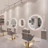 Miroir décoratif rond pour Salon de coiffure – vue 2