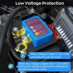 Interrupteur d&rsquo;alimentation de déconnexion de batterie 12V 240A, interrupteur d&rsquo;arrêt avec télécommande pour voiture et camion