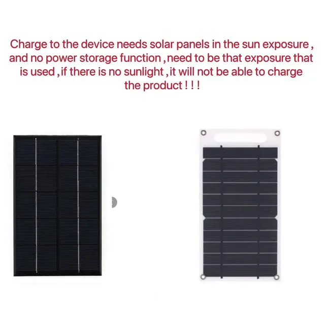 Panneau solaire portable monocristallin haut rendement… – vue 2