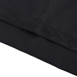 Tablier à pointe tablier de taille en Polyester noir demi-tablier imperméable antisalissure avec 3 poches nettoyage du tablier de serveur Tablier à pointe tablier de taille en Polyester noir demi-tablier imperméable antisalissure avec 3 poches nettoyage du tablier de serveur