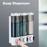 Distributeur de savon liquide à trois têtes – vue 3
