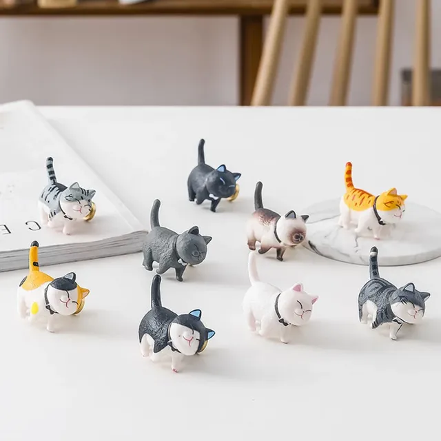 Poignée porte placard chat mignon rétro lot quatre… – vue 2