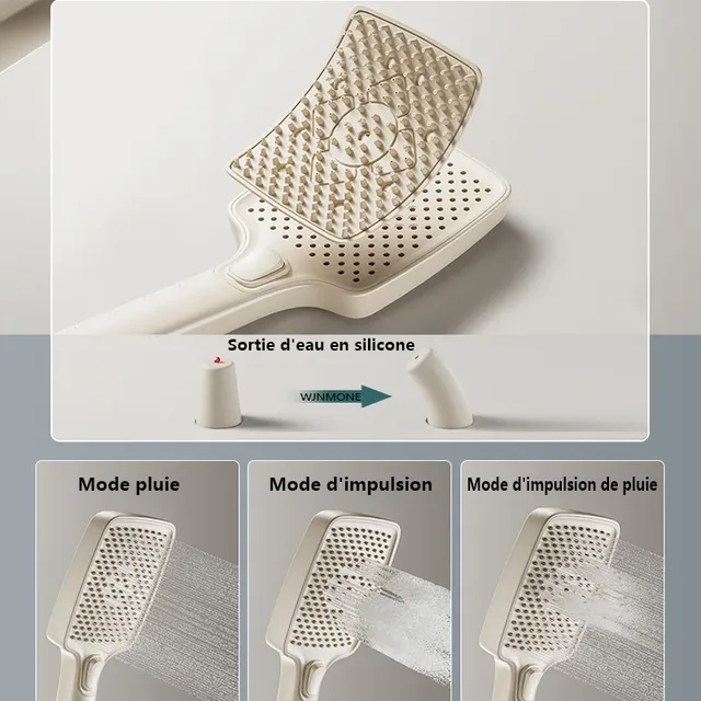 Système de douche cascade blanc lait pour salle de bains… – vue 3
