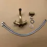 Robinet d'évier Vintage doré – vue 6