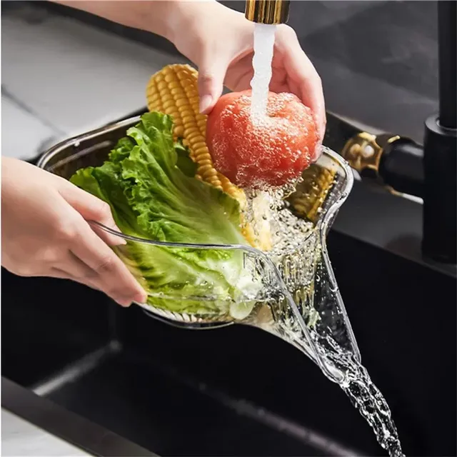 Passoire Panier Égouttage Transparent Plastique… – vue 4