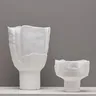 Pots en résine géométriques abstremberg à…