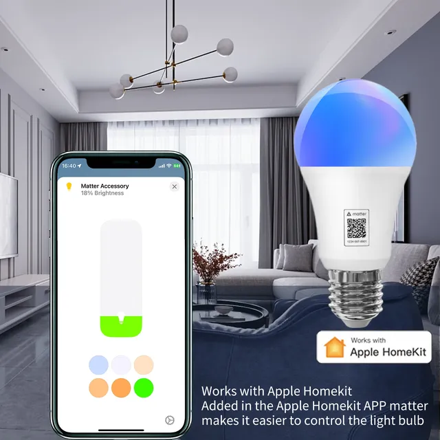 Ampoules intelligentes avec Wi-Fi – vue 3