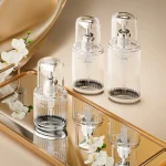 Distributeur de savon liquide 60/90/120ML, bouteille vide, pompe rechargeable, bouteilles de shampoing pour salle de bain, récipient liquide, distributeur de shampoing, décor