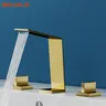 Robinet de lavabo cascade avec deux poignées – vue 4