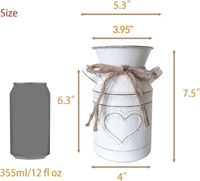 Vase mural rétro en fer forgé – vue 6