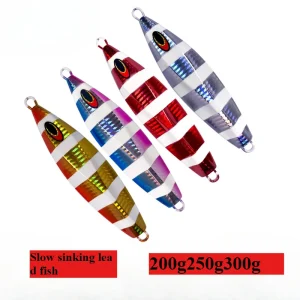 NewSlow SinkingIron200g-300g Deep-sea Boat Fishing Sardine SliderJiggingLureLong CastMetal Jig Fishing Lure Sea Fishing Jigs NewSlow SinkingIron200g-300g Deep-sea Boat Fishing Sardine SliderJiggingLureLong CastMetal Jig Fishing Lure Sea Fishing Jigs