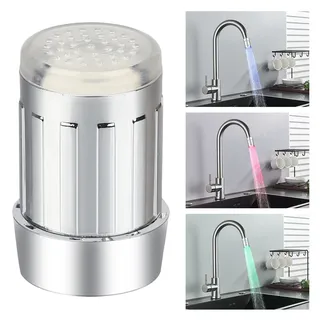 Nouveau LED sensible à la température robinet économie d'eau cuisine…
